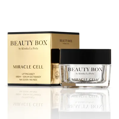 Beauty Box by Klinika La Perla Miracle Cell, Liftingujący krem – serum