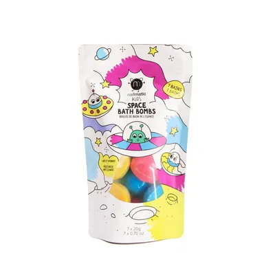 Nailmatic Kids Space Bath Bombs (Kolorowe dyski do kąpieli)