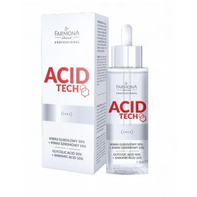 Farmona System Professional Acid Tech, Glycolic Acid 50% + Shikimic Acid 10% (Kwas glikolowy 50% + kwas szikimowy 10%)