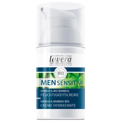 Lavera Men Sensitiv, Ginkgo & Bamboo, Moisturising Cream (Krem nawilżający do twarzy)