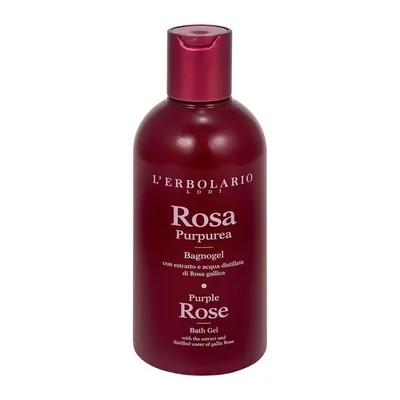 L'Erbolario Rosa Purpurea, Bagnogel (Purpurowa róża, Żel do kąpieli)