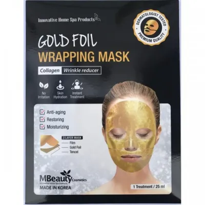 MBeauty Gold Foil Wrapping Mask (Maska w płacie)