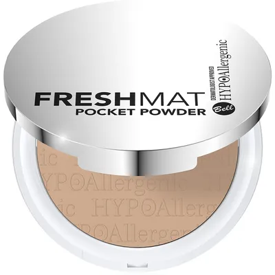 Bell HYPOAllergenic, Fresh Mat Pocket Powder (Hypoalergiczny puder matujący)
