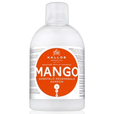 Kallos KJMN, Mango, Shampoo (Regenerujący szampon z olejem mango)