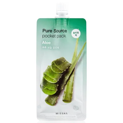 Missha Pure Source Pocket Pack Aloe (Maseczka do twarzy)