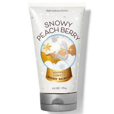 Bath & Body Works Snowy Peach Berry, Whipped Confetti Body Scrub (Musujący peeling do ciała)