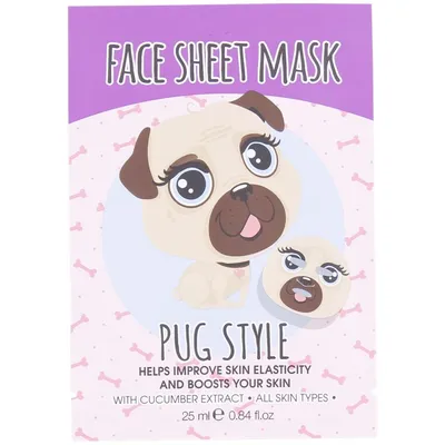 Action Pug Style, Face Sheet Mask (Maseczka w płachcie)
