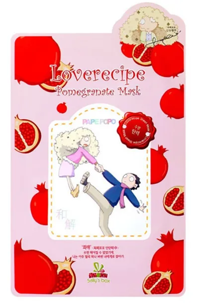 Love Recipe Sally's Box, Pomegranate Mask (Maska w płachcie `Granat`)