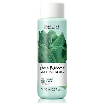 Oriflame Love Nature, Tea Tree Cleansing Gel (Żel oczyszczający z olejkiem z drzewa herbacianego)