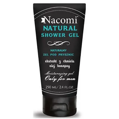 Nacomi Natural Shower Gel (Męski żel pod prysznic do twarzy i ciała)