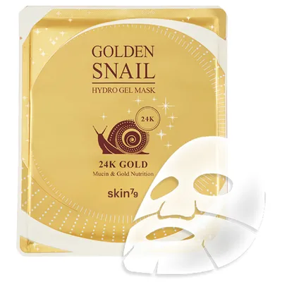 SKIN79 Golden Snail, Hydro Gel Mask 24K Gold (Hydrożelowa maska do twarzy)