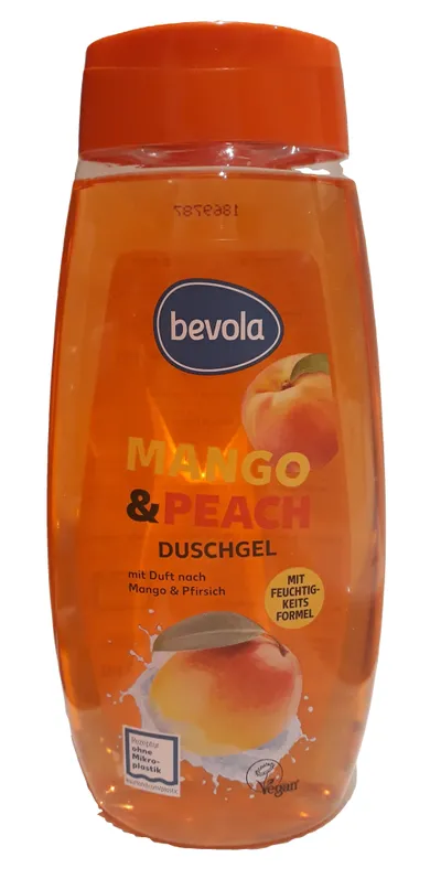 Bevola Mango & Peach Shower Gel (Mango i Brzoskwinia, Żel pod prysznic)