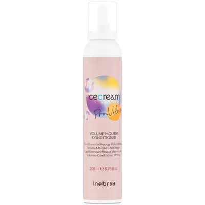 Inebrya Ice Cream, Pro Volume Mousse (Odżywka w piance dodająca objętości)