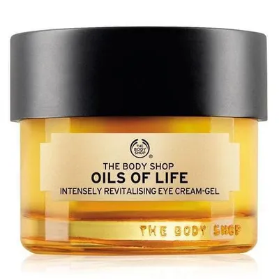 The Body Shop Oils of Life,  Intensely Revitalising Eye Cream-Gel (Krem-żel pod oczy  rewitalizujący)