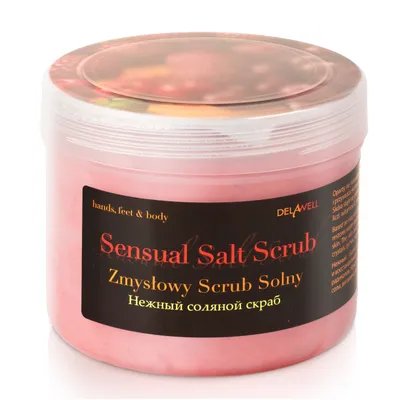 DelaWell Sensual Salt Scrub (Zmysłowy scrub solny do dłoni, stóp i ciała)