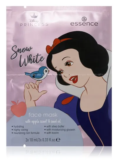 Essence Disney Princess Snow White  Face Mask (Maseczka do twarzy o działaniu nawilżającym)