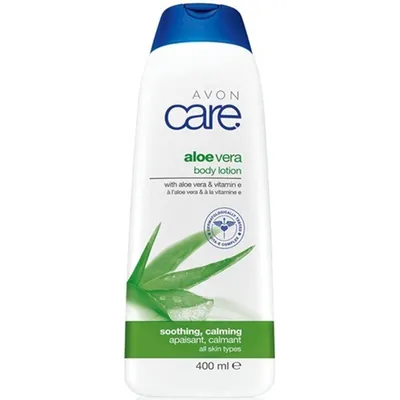 Avon Care, Gentle Aloe, Soothing Body Lotion (Kojący balsam do ciała z aloesem i witaminą E)