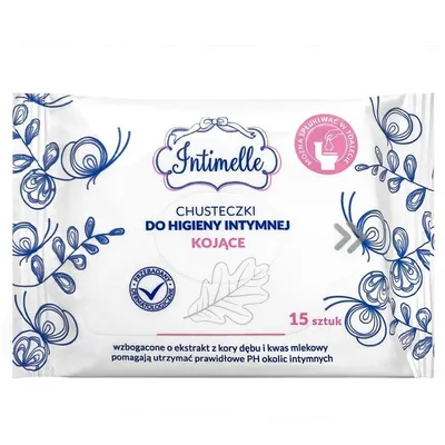 Intimelle Chusteczki do higieny intymnej kojące