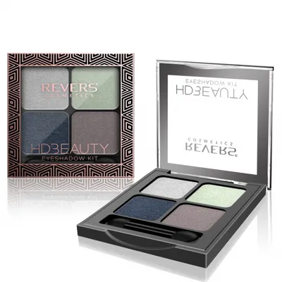 Revers Cosmetics HD Beauty, Eyeshadow Kit (Cienie do powiek)