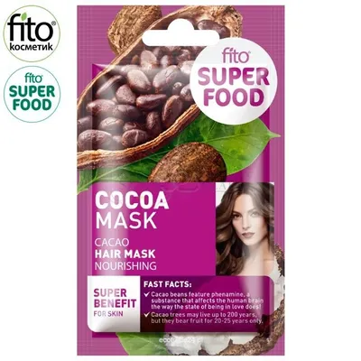 Fitokosmetik Fito Superfood, Maska do włosów odżywcza `Kakao`