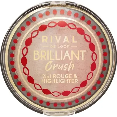 Rival de Loop Brillant Crush, 2in1 Rouge & Highlighter (Róż i rozświetlacz)