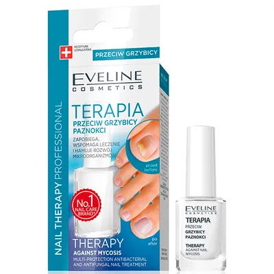 Eveline Cosmetics Nail Therapy Professional, Terapia przeciw grzybicy paznokci