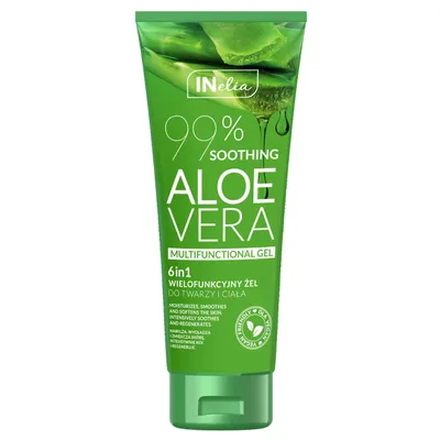 INelia 99% Soothing Aloe Vera Gel (Wielofunkcyjny żel do twarzy i ciała)