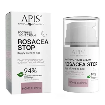 Apis Home Terapis, Rosacea Stop, Soothing Night Cream (Kojący krem na noc)