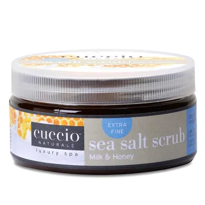 Cuccio Naturale Sea Salt Scrub Milk & Honey (Peeling z solą morską, mlekiem i miodem)