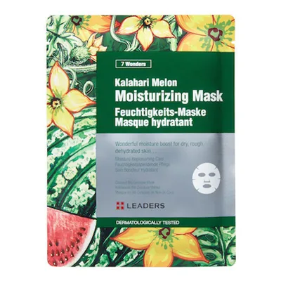Leaders 7 Wonders, Kalahari Melon Moisturizing Mask (Nawilżająca maska w płachcie)