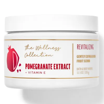 Bath & Body Works The Wellness Collection, Pomegranate Extract Gently Exfoliating Fruit Scrub (Delikatny owocowy peeling do ciała)