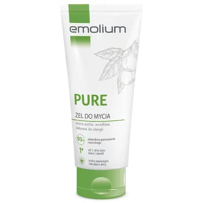 Emolium Pure, Żel do mycia skóra sucha, wrażliwa, skłonna do alergii