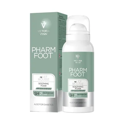 Victoria Vynn Pharm Foot, reLief Mousse Soothing Foam (Kojąca pianka z oliwą ozonowaną i ziołami)