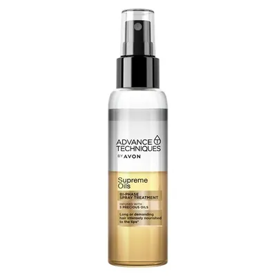 Avon Advance Techniques, Supreme Oils, Duo Treatment Spray (Intensywna kuracja odżywcza w sprayu [Spray do włosów `Kompleksowa pielęgnacja`])