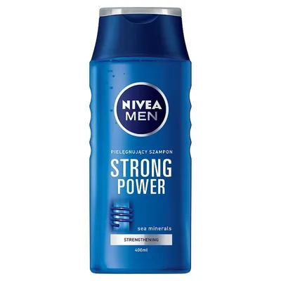 Nivea Men, Strong Power, Szampon do włosów wzmacniający