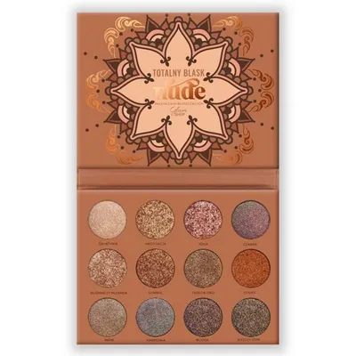 Glam Shop Kolekcja Mandala, GlamBOX, Paleta 15 cieni do powiek `Totalny Blask Nude`