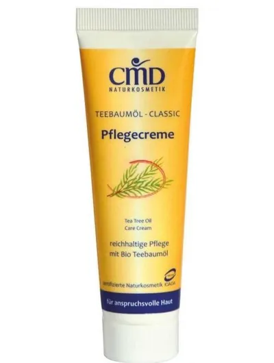 CMD Naturkosmetik Teebaumol, Classic Pflegecreme (Krem pielęgnacyjny z olejkiem z drzewa herbacianego)