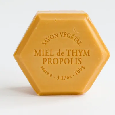 Le Miel des Landais Savon Vegetal Miel De Thym Cire D'abeille (Mydło z miodem i woskiem pszczelim)