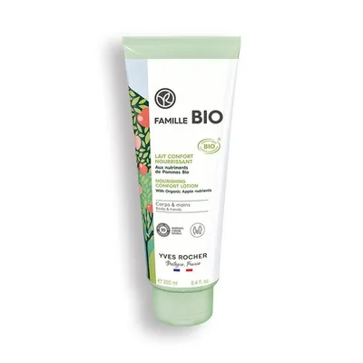 Yves Rocher Famille Bio, Lait Confort Nourissant (Odżywcze mleczko do ciała i dłoni)