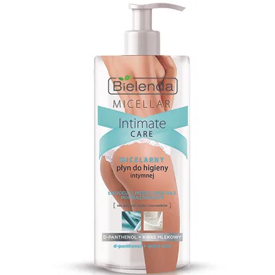 Bielenda Micellar, Intimate Care, Micelarny płyn do higieny intymnej `D-panthenol + kwas mlekowy`