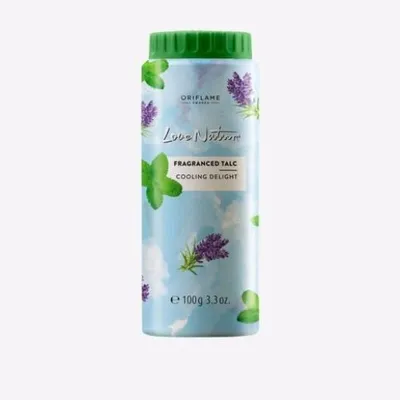 Oriflame Love Nature, Fragranced Talc Cooling Delight (Perfumowy talk do ciała)