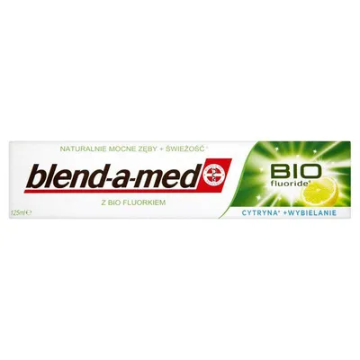 Blend - a - med Bio Fluoride, Pasta do zębów `Cytryna + wybielanie`