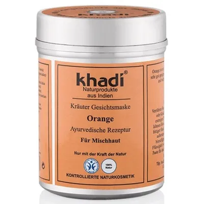 Khadi Ayurvedische Gesichtsmaske Orange (Pomarańczowa maseczka do twarzy)