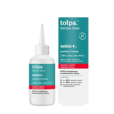 Tołpa Dermo Face, Sebio+, Peeling `3 kwasy`