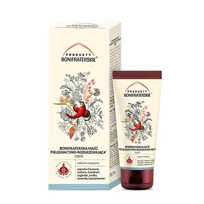 Produkty Bonifraterskie Bonifraterska maść pielęgnacyjno-rozgrzewająca Forte