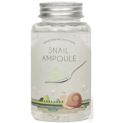 Esfolio Moisturizing Solution Snail Ampoule (Nawilżająco-regenerująca ampułka do twarzy)