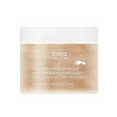 Ziaja Pro, Program do pielęgnacji stóp, Odżywczy scrub pedicure wygładzająco-zmiękczający 20% gliceryny i 10% mocznika