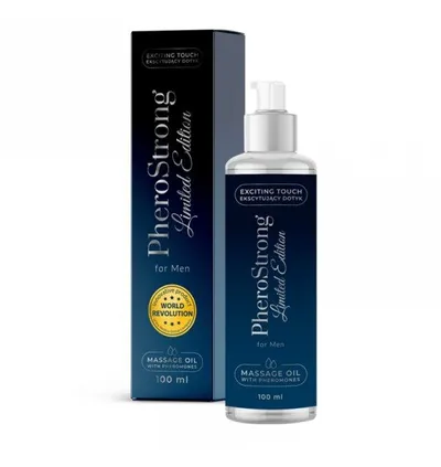 PheroStrong Limited Edition for Men Massage Oil (Olejek do masażu dla mężczyzn z feromonami)
