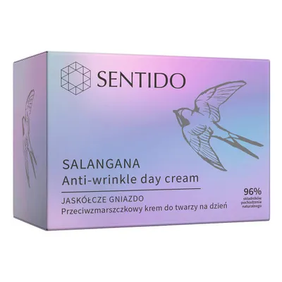 Sentido Salangana, Anti-wrinkle Day Cream (Przeciwzmarszczkowy krem na dzień `Jaskółcze gniazdo`)