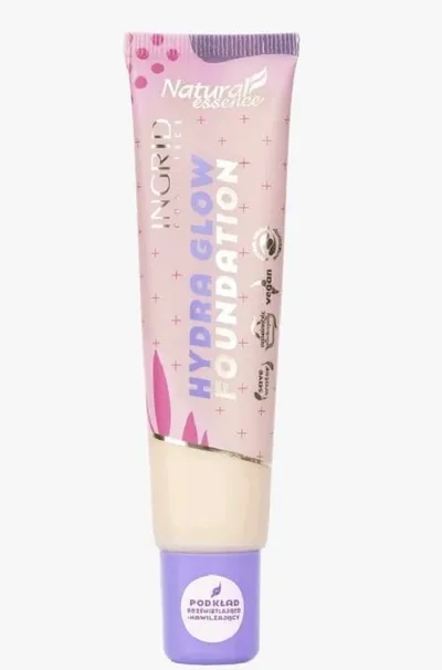 Ingrid Cosmetics Natural Essence, Hydra Glow Foundation (Podkład do twarzy rozświetlająco-nawilżający)